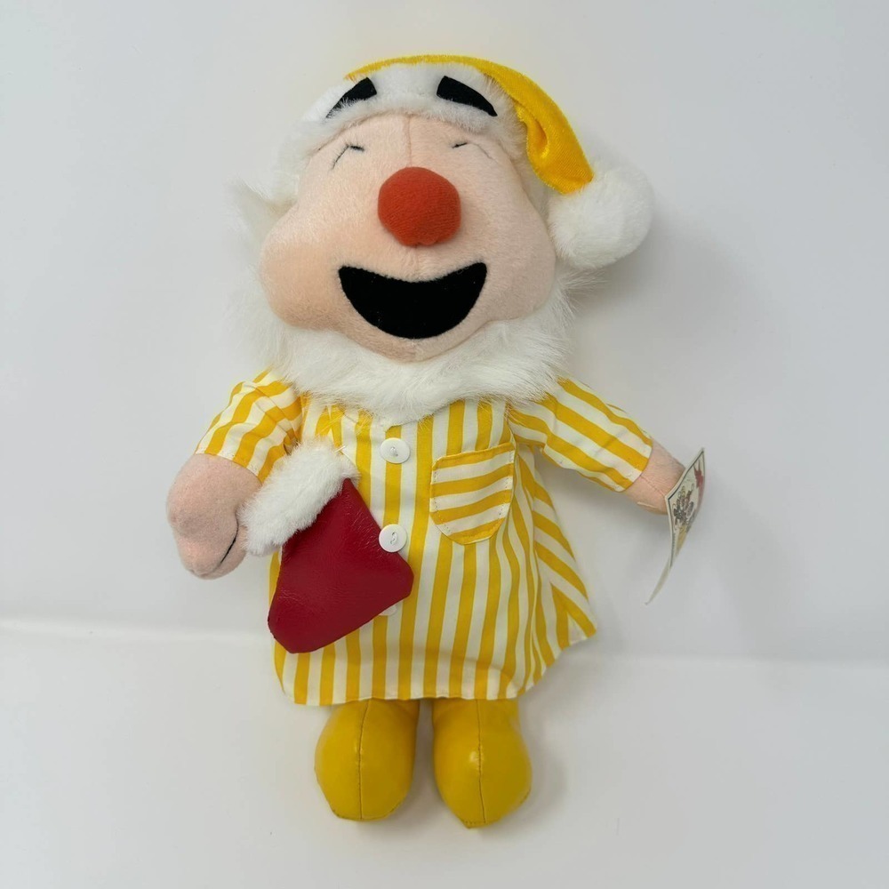 Toy Connection Snow White and the Seven Dwarfs Yellow Plush Christmas 2000 Y2K